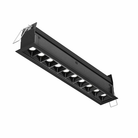 DALS Pinpoint Series 10 Light Microspot Recessed Down Light, Black MSL10-CC-BK